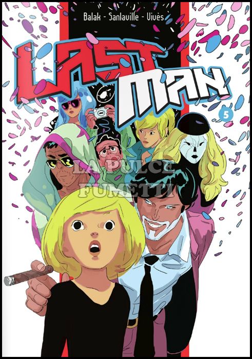 LAST MAN #     5 + ADESIVI